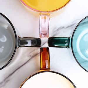 <span class=keywords><strong>Bicchieri</strong></span> colorati eco-friendly vetro borosilicato <span class=keywords><strong>caffè</strong></span> e tazza da tè Logo personalizzato tazza <span class=keywords><strong>per</strong></span> <span class=keywords><strong>caffè</strong></span> Espresso <span class=keywords><strong>per</strong></span> <span class=keywords><strong>bicchieri</strong></span> - Product Image 5