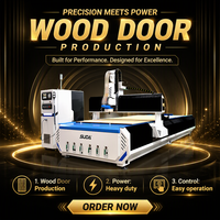 Router CNC 1325 para Producción de Puertas de Gabinete y Puertas de Madera, 7.5kW ATC, Cama de Vacío