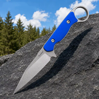 Couteau de chasse Tunafire GT0195, outil de survie en plein air EDC, lame en acier 14C28N, manche en G10, couteau à lame fixe pour l'extérieur