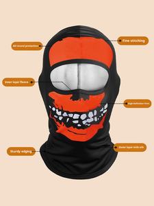 Masque de <span class=keywords><strong>ski</strong></span> d'hiver en forme de crâne, masque facial, cyclisme, moto, cagoule pour homme - Product Image 2