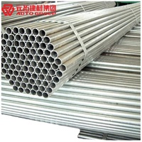 Fabricant de tubes d'échafaudage, acier économique galvanisé, tube d'échafaudage rond de 6 m