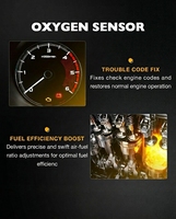 Sensor de Oxígeno Delantero y Trasero O2 2 Piezas OE ZZC318861 |   Hecho en China, Compatible con F150 F250 Ranger Expedition Explorer Escape