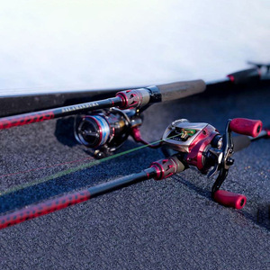 Caña de Pescar Daiwa Salamandra Mx J, 4 Metros, Acción Extra Rápida, Guías Vietnam SIC para Pesca de Lubina - Product Image 1