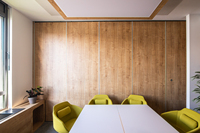 Cloison de séparation de bureau pliable en bois et aluminium, acoustique, moderne, flexible, mobile, absorption acoustique très efficace, pour école