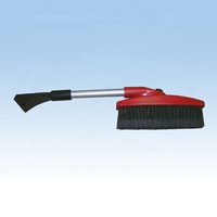 Brosse à neige télescopique en aluminium Super Clean avec grattoir à glace 90-120 cm