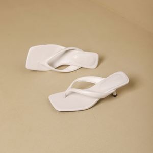 Sandales sexy à talons hauts pour femmes, style été, imprimé léopard rétro, à bout carré, talon aiguille, respirantes - Product Image 3