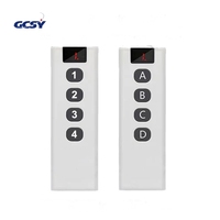 Télécommande RF433Mhz EV1527 KT10id intégrée avec 10 ensembles de télécommandes pour différents canaux, longue portée, large plage