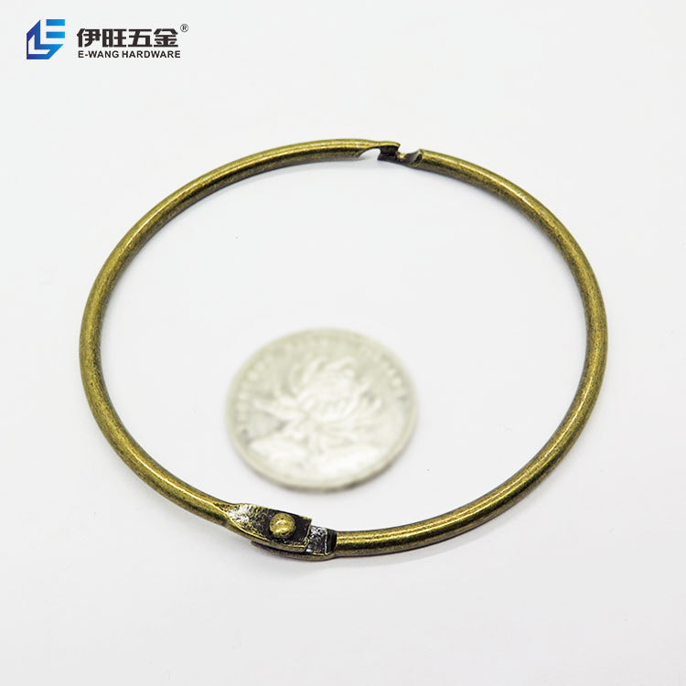 YIWANG, 2,5 дюймов, бронзовый металлический альбом, фотобумага, книга, офис, папка для книг, зажимы