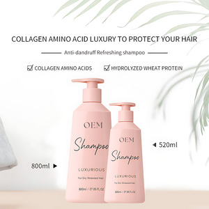 Shampooing capillaire végan biologique pour <span class=keywords><strong>cheveux</strong></span> secs, réparateur de collagène, anti-frisottis, nourrissant, lissant à la kératine, ensemble de soins capillaires unisexe - Product Image 2