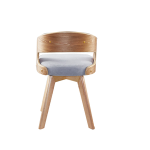 Chaise rotative moderne à usage hôtelier pour salle à manger, pieds en bois et caoutchouc, siège en tissu, nouvelle collection <span class=keywords><strong>2020</strong></span> - Product Image 5