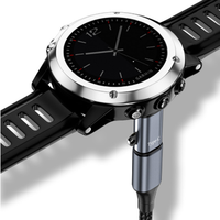 Adaptateur d'alimentation de charge USB Type C Portable pour chargeur de montre intelligente Garmin Fenix 7 7x5s 6 6X 6S