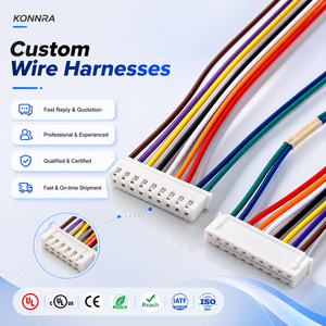 Custom XH2.5 2.5mm Pitch Male Female Plug Socket JST XH Compatible Wire Cable Connector Harness for Auto Electrical System RoHS - Product Image 1