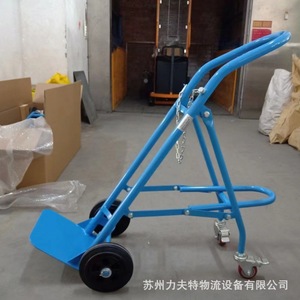 Chariot pliable en acier inoxydable 304 pour bouteilles de gaz/oxygène pour chantier de construction - Product Image 1
