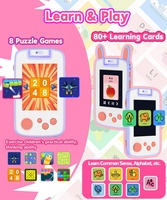 Caliente educativo Musical HD Cámara adorno novedad Knickknack juguete móvil inteligente teléfono móvil soporte 32GB tarjeta SD
