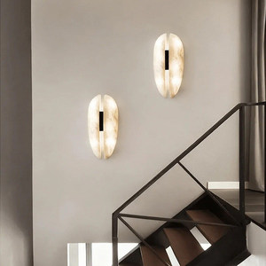 Jia Wenjun Marble Wall Lamp Led Light Source 220V For Living Room Hallway Hotel Corridor - Product Image 1