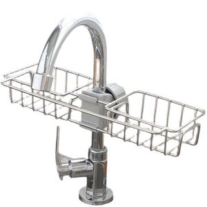 Kitchen Storage Rack, Faucet <b>Sink</b> Storage Rack, Household Sponge Cloth, Dishwashing and Draining Rack, Hanging <b>Basket</b> - Product Image 1