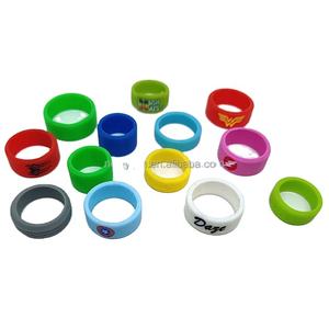 Custom Brand Soft Silicone Finger <b>Rings</b> <b>for</b> Women and <b>Men</b> Comfortable and Durable <b>Rubber</b> Band - Product Image 3