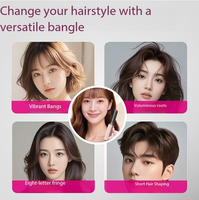 Mini peigne lissant, respectueux des cheveux, pour le lissage et le bouclage