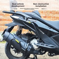Accessoires de modification pour VOGE SR250GT - Barres de protection, dossier passager, repose-pieds, glissière d'échappement et porte-bagages arrière