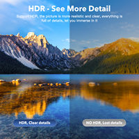 Câble DP 1.4 mâle-mâle en aluminium, HDR 8K 60Hz/4K 144Hz/2K 165Hz pour PC/ordinateur portable/TV/moniteur