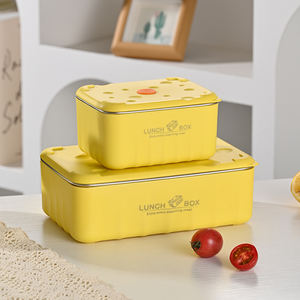Usine 2 taille micro-ondes eau chaude <span class=keywords><strong>garder</strong></span> au <span class=keywords><strong>chaud</strong></span> chauffé en acier inoxydable enfants école isolé thermique adulte fromage bento boîte à lunch - Product Image 4