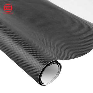 Bán Buôn Đen Sợi Carbon Xe Bọc Phim Bong Bóng Khí Miễn Phí 3D Carbon Fiber Xe Bọc Cho Thân Xe Trang Trí - Product Image 5