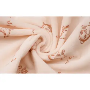 Recycled stock lot print 100% rayon challis fabric for korea Indonesia rayon spandex fabric viscose rayon fabric