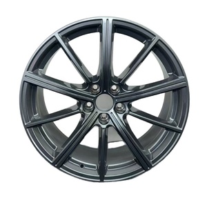 Jantes en alliage d'aluminium forgé poli de 20 pouces, neuves, 20*8.0J ET39 avec design à rayures multiples - Product Image 1