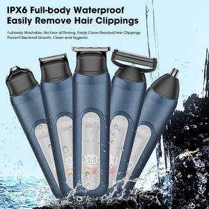 Resuxi YJ-102 con Base de Carga, Afeitadora de Lámina para Barba Resistente al Agua IPX6, Recortadora de Pelo para Hombre, Maquinilla de Afeitar Recargable 5 en 1, 0-12 mm - Product Image 3