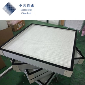 0.3 Micron H13 14 HEPA Bộ Lọc Không Khí 24X48 99.99% Hiệu Quả Mới <span class=keywords><strong>X</strong></span>ách Tay Nhôm Mạ Kẽm Khung Fvu Fan Lọc Đơn Vị - Product Image 4