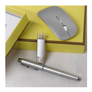 Design 3-in-1 Wireless <b>Mouse</b> Usb Flash Drive Pen Gift Box Customized Corporate Gift Business Set - Product Image 1