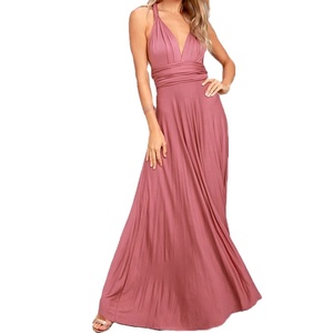 Último barato multi-manera convertible precioso vestido de verano de las mujeres elegantes bodas fiesta noche dama de honor <span class=keywords><strong>vestidos</strong></span> largos <span class=keywords><strong>2022</strong></span> - Product Image 6