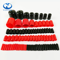 Bouchon de tuyau en plastique rond capuchon en caoutchouc manchon de protection des vis gaine en caoutchouc manchon en caoutchouc PVC capuchon en plastique capuchon fileté
