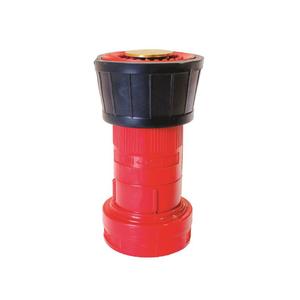 Lance d'incendie en PVC rouge avec capuchon noir pour la prévention et la sécurité incendie - Product Image 1