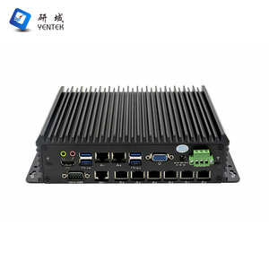 Mini PC Industrial Sin Ventilador 7360U 8265U 1135G7 <span class=keywords><strong>4</strong></span> PoE Intel I210AT Firewall Router DDR4 RS232 RS485 9-36V Amplio Rango de Voltaje <span class=keywords><strong>8</strong></span> LAN - Product Image 1
