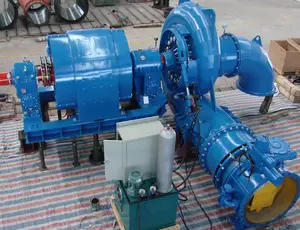 Riveruse Francis Pelton Turgo Hydroelectric Hydro Kaplan Small Mini Micro Generator Power Plant Water Turbine Electricity Plant