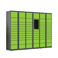 Casier à colis intelligent extérieur résistant aux intempéries pour la livraison du dernier kilomètre, service en libre-service 24h/24 et 7j/7, armoire de livraison automatisée avec écran tactile