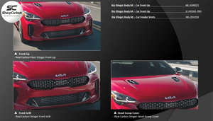 Kit de Carrocería de Fibra de Carbono Real Personalizado de Fábrica para <span class=keywords><strong>KIA</strong></span> <span class=keywords><strong>Stinger</strong></span> 2018-2022 - Product Image 2