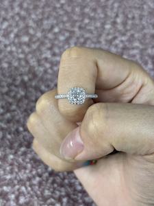 Anillo Ajustable de Plata de Ley 925 con Moissanita de 1CT/2CT, Joyería Brillante para Compromiso, Regalo para Mujer, Unisex, Venta Caliente 2026 - Product Image 5