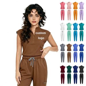 New Design Suits New Style Made Cotton Polyester Hospital Scrubs Uniforms <b>Sets</b> Nurse - Product Image 1