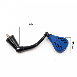 Empuñadura para carrete de pesca de 66 mm con mango azul de TPE de 35 mm para Slammer Spinfisher 2500 4500 - Product Image 5
