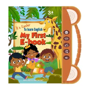 Mijn Engelse E-Boek En Y Boek Zwarte Kinderen Eco-Vriendelijke Batterij Swahili Onderwijs Geluidsboek Afdrukken