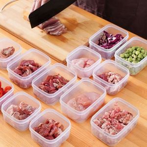 Kitchen <b>Refrigerator</b> Storage Box Food Grade Freezer Special Fresh-Keeping Antibacterial Frozen Meat Box Sealed Lid PP Plastic - Product Image 2