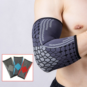 Protector de codo transpirable para bádminton, equipo de protección deportiva unisex, soporte para el brazo, cobertura extendida, absorción del sudor - Product Image 1