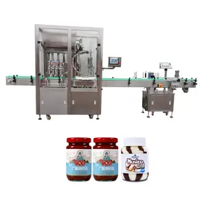 WB-J4 automatic Avocado oil Paste chili sauce filling capping machine