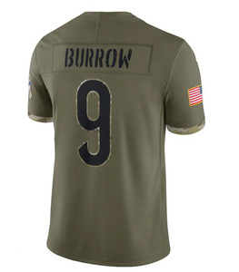 Khâu áo bóng đá Mỹ cincincinnati 2022 chào đón <span class=keywords><strong>D</strong></span>ịch vụ 1 đuổi theo 9 Joe đào hang 85 TEE Higgins 30 bates III Màu Xanh Lá Cây - Product Image 3