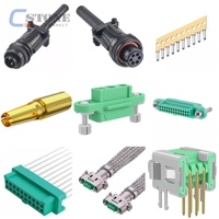 G125-FD12669F1-1000F1 13+13 Pos. Female DIL 26 AWG Cable Assembly 1000mm twisted pair double-end shielded Screw-Lok