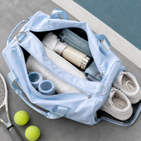 Sac de sport personnalisé brodé pour femme, sac de voyage et de gym avec monogramme et initiales, sac de sport pour femme
