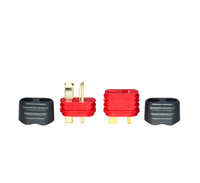 Kit de connecteurs à broches mâles et femelles AM-1015E-Male AM-1015E-Female rouge et noir pour câbles en silicone de 12, 14 et 16 AWG