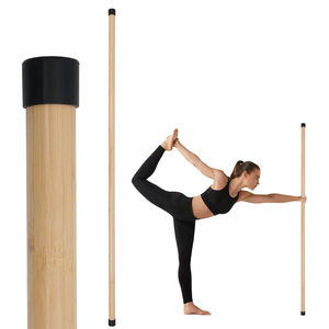 Bâton de yoga EIGFOH - 4 bâtons de yoga premium pour une meilleure posture et une meilleure alignement - Product Image 1